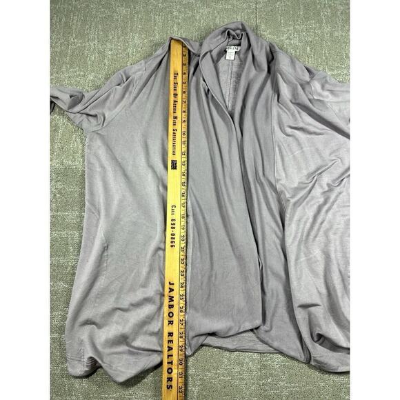 Athleta Lavender Studio Wrap Open Front Cardigan Sweater Size XL - Picture 5 of 6